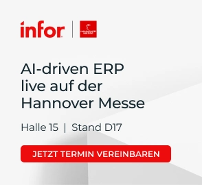 Infor: Industry Cloud-ERP & KI auf der Hannover Messe